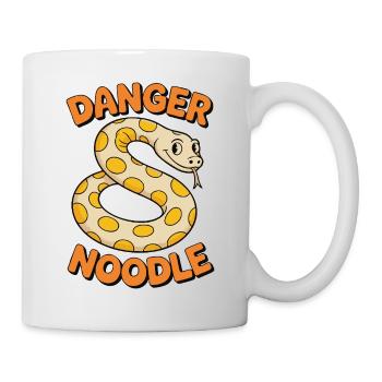 Danger Noodle – Lustiges Schlangen Design - Tasse - Weiß - Rechts