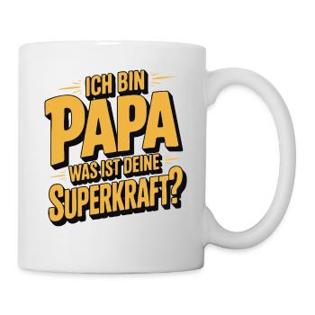 I'm Dad – What's Your Superpower? - Mug - white - Right