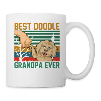 Bester Doodle-Opa aller Zeiten - Tasse - Weiß - Rechts