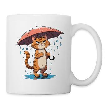 Resistance kittens in the rain - Mug - white - Right