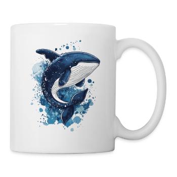 Wal - Tasse - Weiß - Rechts