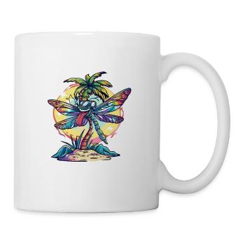 Dragonfly Summer Holiday - Mug - white - Right