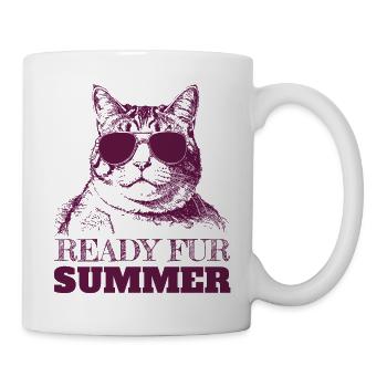 Chonky Cat ready for summer - Mug - white - Right