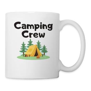 Conception de tente de camping d’aventure - Mug blanc - blanc - Droite
