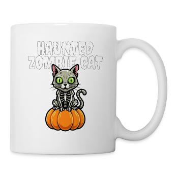 HAUNTED_ZOMBIE_CAT - Mug - white - Right