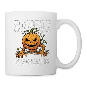 ZOMBIE JACK-O-LANTERN - ZOMBIE HALLOWEEN - Mug - white - Right