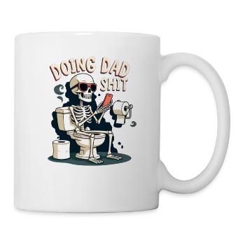 Doing Dad Shit Funny Father's Day Doing Dad Shit - Mug - white - Right