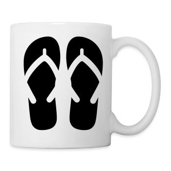 Flip flops - Mug - white - Right