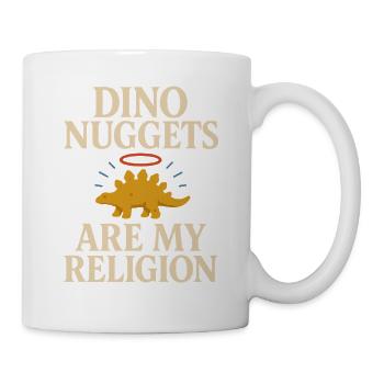 Dino Nuggets Nostalgie Drôle Snack Dinosaure - Mug blanc - blanc - Droite