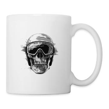 Ski Skull Lunettes de ski - Mug blanc - blanc - Droite
