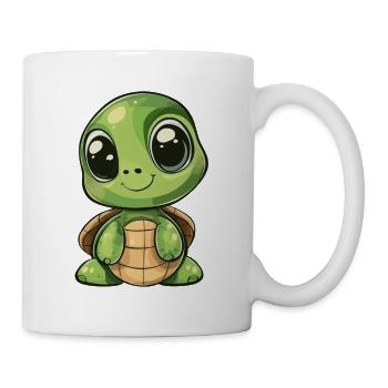 Tortue - Mug blanc - blanc - Droite