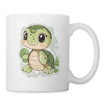 Tortue - Mug blanc - blanc - Droite