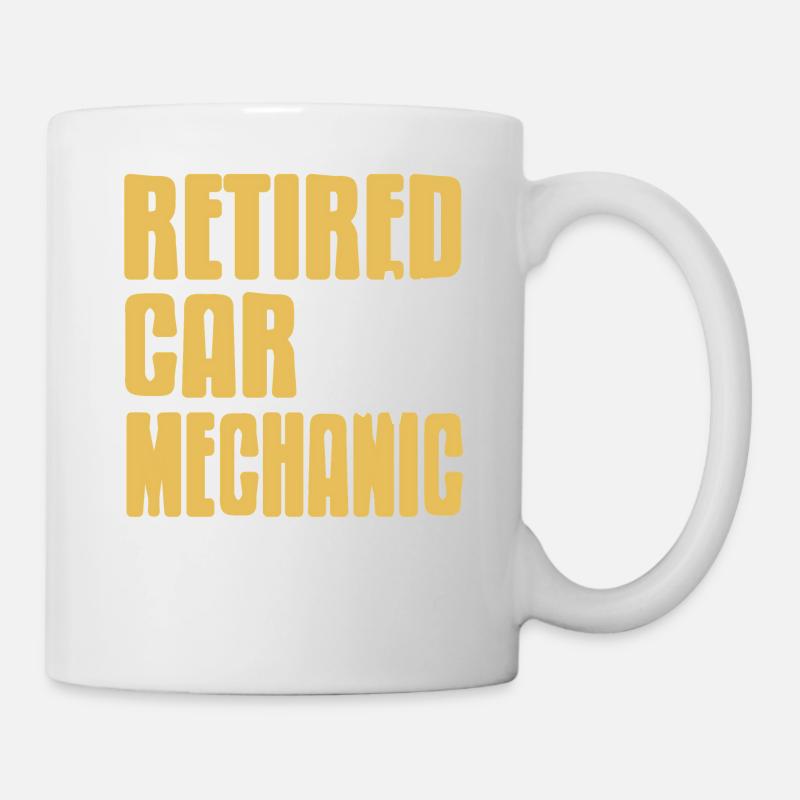 Le mécanicien automobile à la retraite n’est plus mon problème - Mug blanc - blanc
