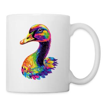 Gans Süße Gänseküken Gans Küken Ente Kleine Gänse - Tasse - Weiß - Rechts