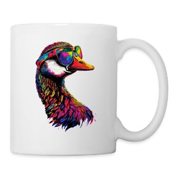 Gans Süße Gänseküken Gans Küken Ente Kleine Gänse - Tasse - Weiß - Rechts