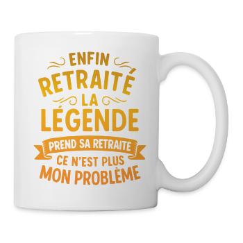 Ruhestand Legende Ruhestand - Tasse - Weiß - Rechts