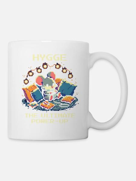 Hygge: Das ultimative Power-Up - Tasse - Weiß