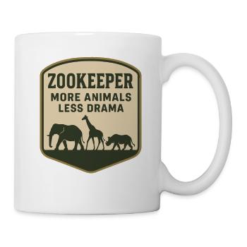 Zookeeper Animal Care Worker Zoo Employee - Mug - white - Right