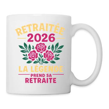 Der Ruhestand 2026 ist nicht mehr mein Problem - Tasse - Weiß - Rechts