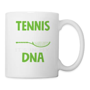 Joueur de tennis, c’est dans mon ADN - Mug blanc - blanc - Droite