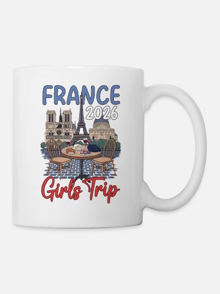 France Girls Trip 2026 - Tasse - Weiß