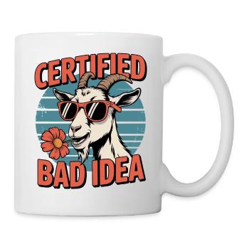 Certified Bad Idea Goat - Mug - white - Right