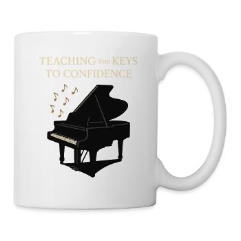 Piano Teacher Music Teacher Funny Teacher - Mug - white - Right