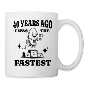 40. Geburtstag Gag zum 40. Geburtstag Geburtstag Geburtstagsparty - Tasse - Weiß - Rechts