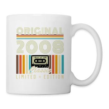 2008 Vintage Retro Birthday Gift - Mug - white - Right