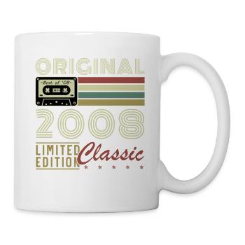 2008 Vintage Retro Birthday Gift - Mug - white - Right