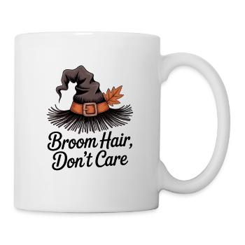 Besenhaar ist mir egal - Tasse - Weiß - Rechts