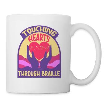 Braille Teacher Braille Dotum - Mug - white - Right