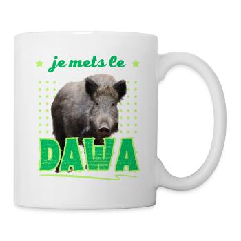 I Put the DAWA in the Forest Hunter Gift - Mug - white - Right