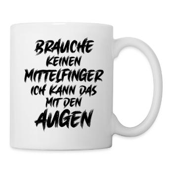 Humoristischer Spruch für Kaffeeliebhaber  - Tasse - Weiß - Rechts