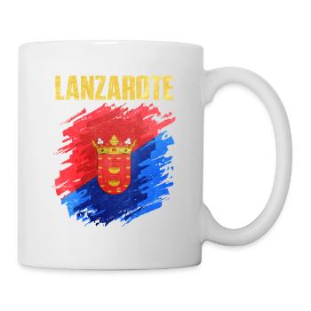 Lanzarote Island Coat of Arms Design - Mug - white - Right