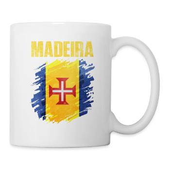 Madeira Flag Inspired Artistic Design - Mug - white - Right