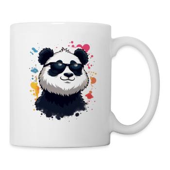Cool Panda with Sunglasses - Mug - white - Right