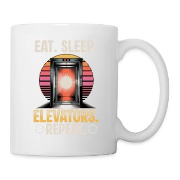 Elevator toddler & kids - Mug - white - Right