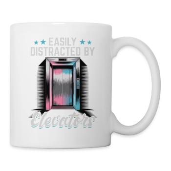 Elevator toddler & kids - Mug - white - Right