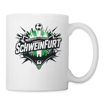 Schweinfurt Fussball - Tasse - Weiß - Rechts