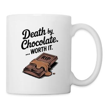 Death by Chocolate... Worth it - Mug - white - Right
