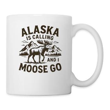 Alaska Appel Motifs Nature Design - Mug blanc - blanc - Droite