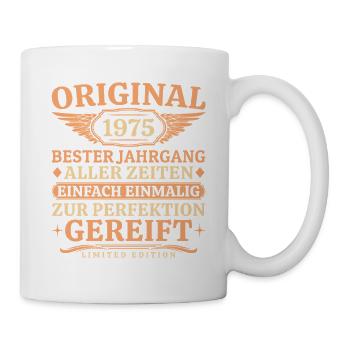 Original 1975 vintage - Vintage 50th birthday - Mug - white - Right
