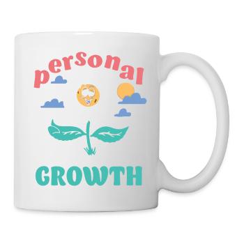 Persönliches Wachstum Daisy - Tasse - Weiß - Rechts