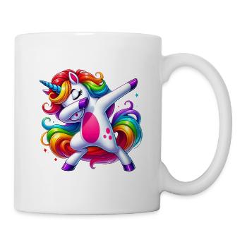 Licornes Dabbing Dab Licorne Licorne Femmes - Mug blanc - blanc - Droite