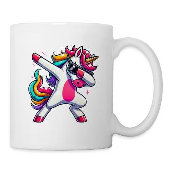 Licornes Dabbing Dab Licorne Licorne Femmes - Mug blanc - blanc - Droite