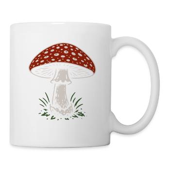 Fly agaric - mushrooms - saying - Mug - white - Right