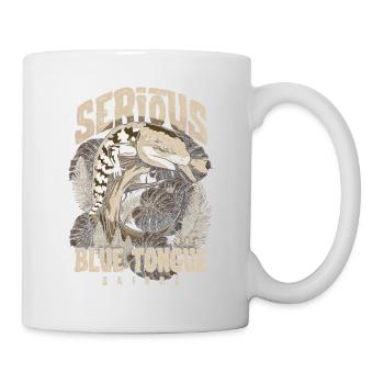 Serious About Blue Tongue Skinks Reptile Keeper - Mug - white - Right