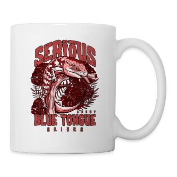 Serious About Blue Tongue Skinks Reptile Keeper - Mug - white - Right