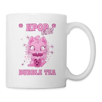 K-Pop Chaton au Bubble Tea Corée du Sud Séoul - Mug blanc - blanc - Droite